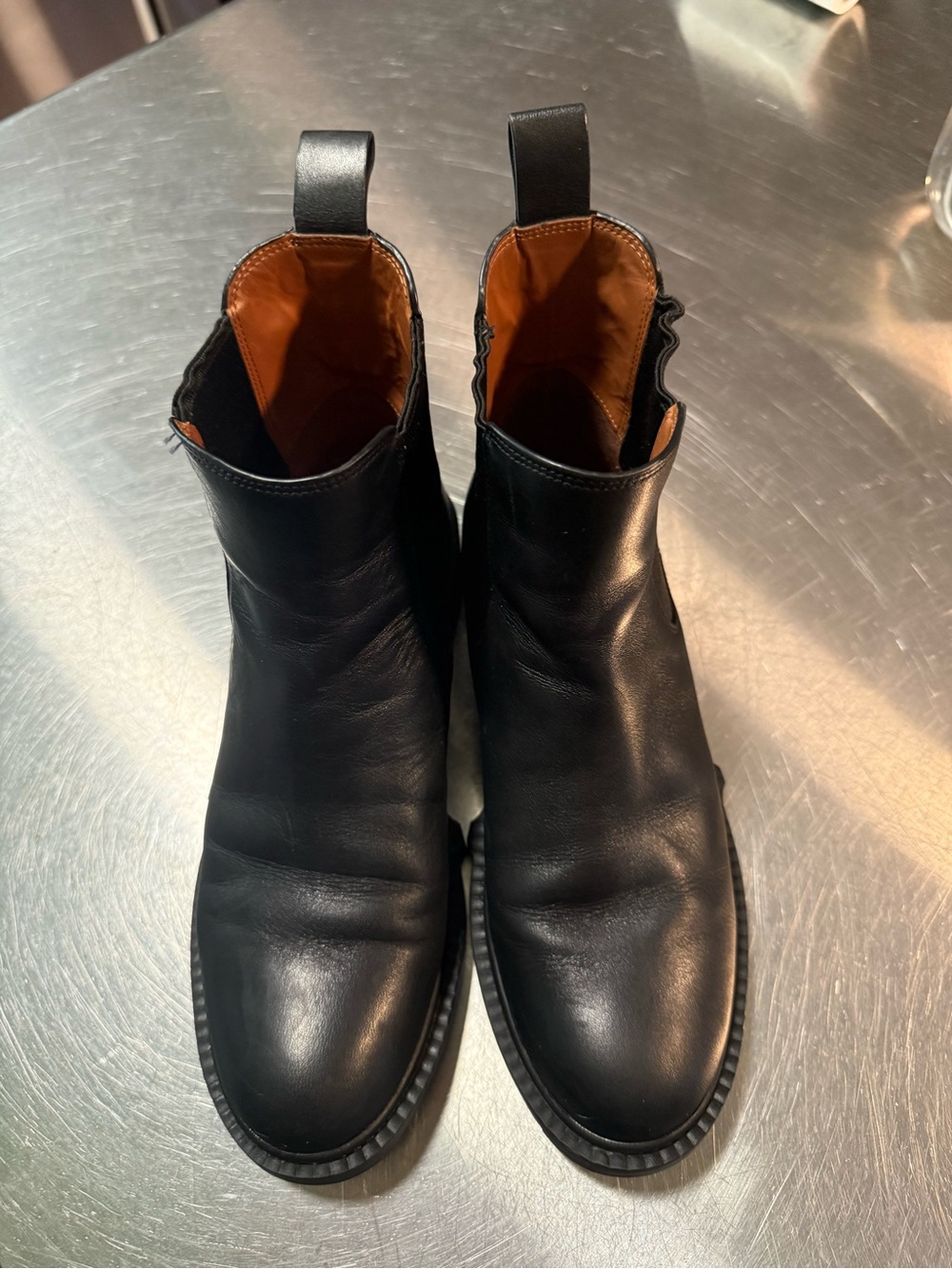 Coach Lyden Bootie. Black Leather Chelsea Ankle Boot for Women - Picture 2 of 7